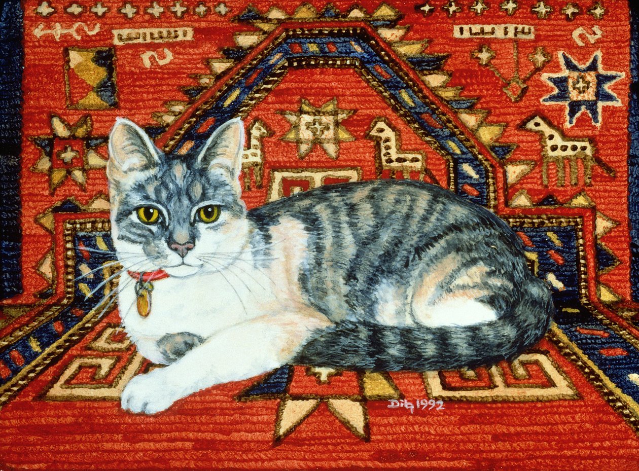 İlk Halı-Kedi-Yaması, 1992 by Ditz
