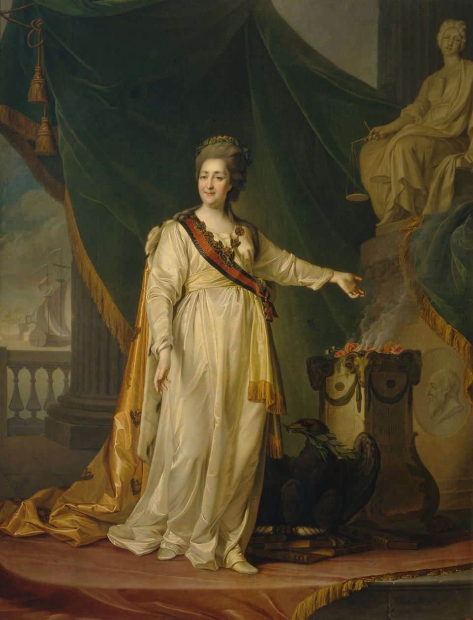 Catherine II, Adalet Tanrıçası Tapınağı