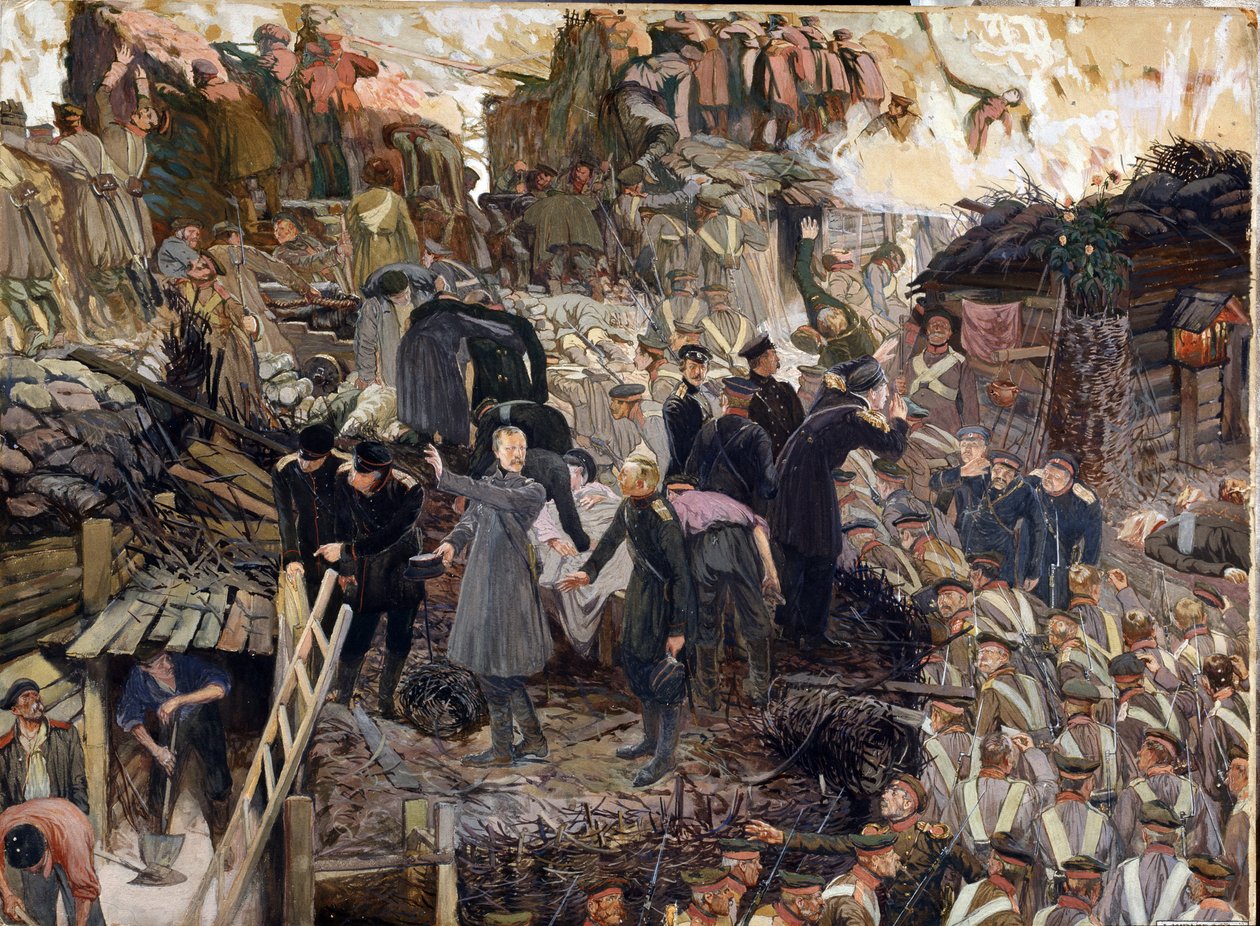 Sivastopol Savunması by Dmitri Nikolayevich Kardovsky