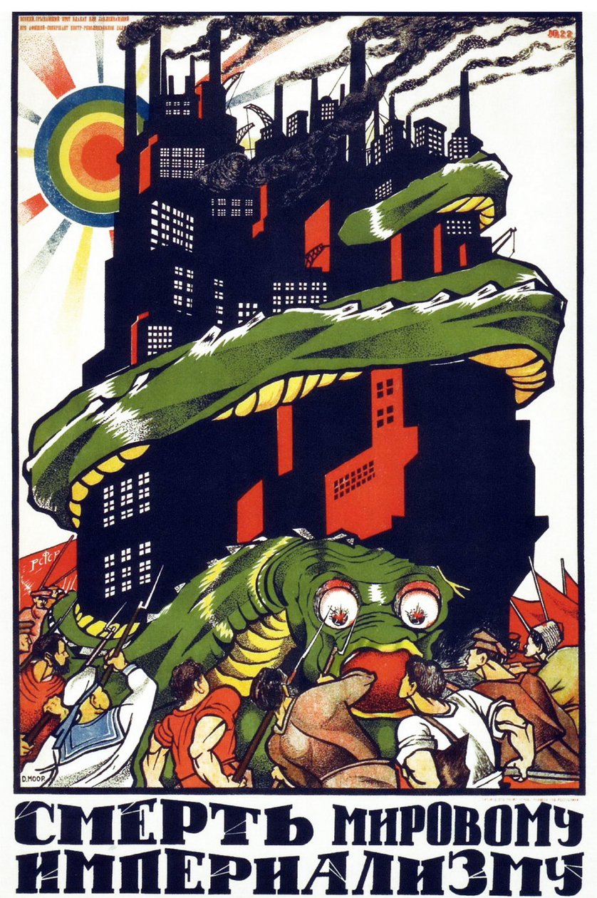 Komünist propaganda afişi by Dmitry  Moor