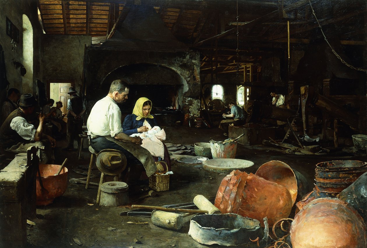 Dökümhane, 1899 by Dome or Dominik Skutezky