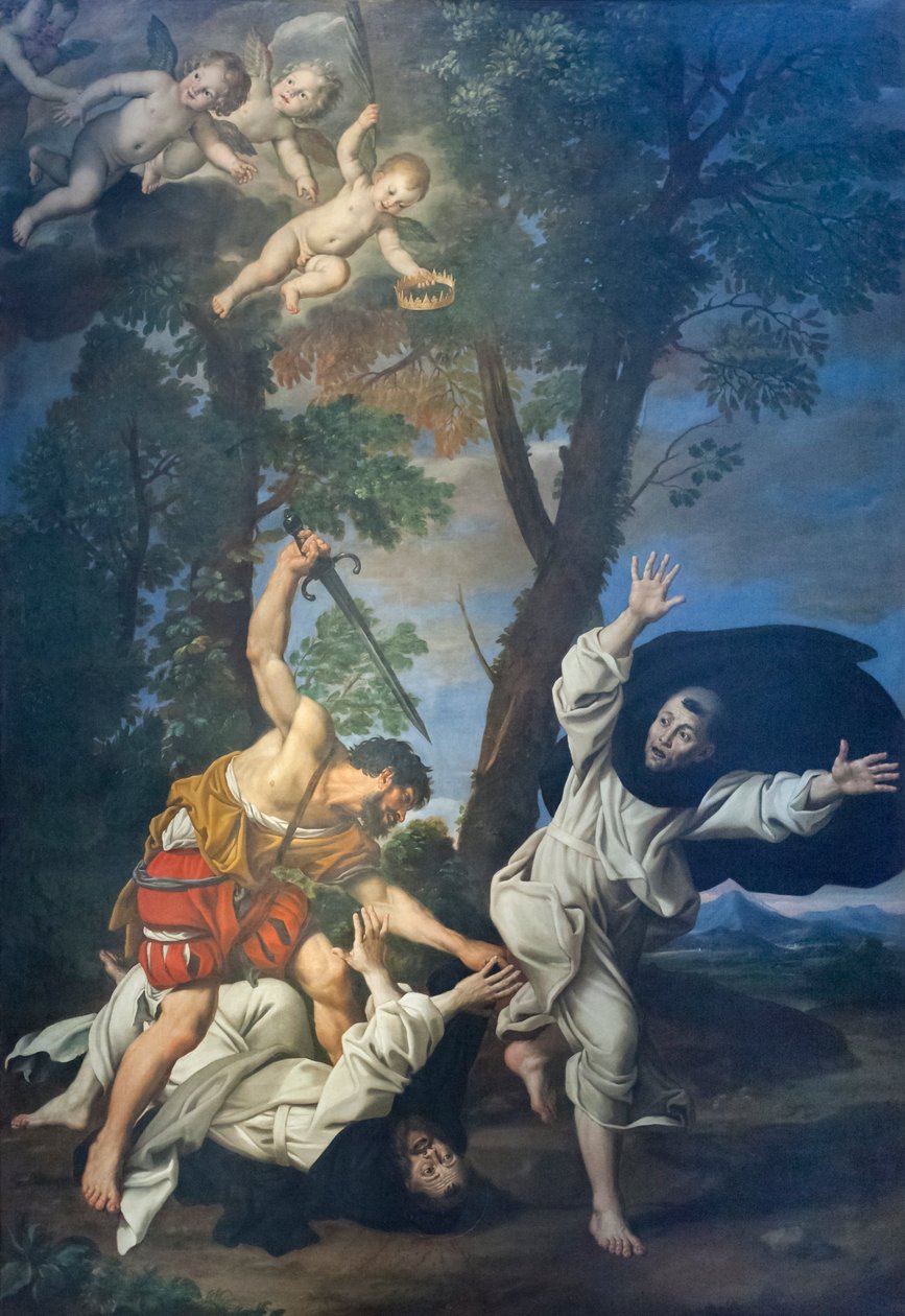 Verona'dan Aziz Petrus'un Şehitliği by Domenichino (1581 1641)