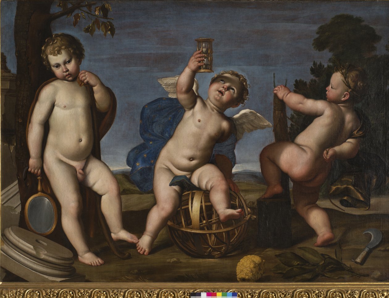 Tarım, Astronomi ve Mimari Alegori, 1620-25 by Domenichino