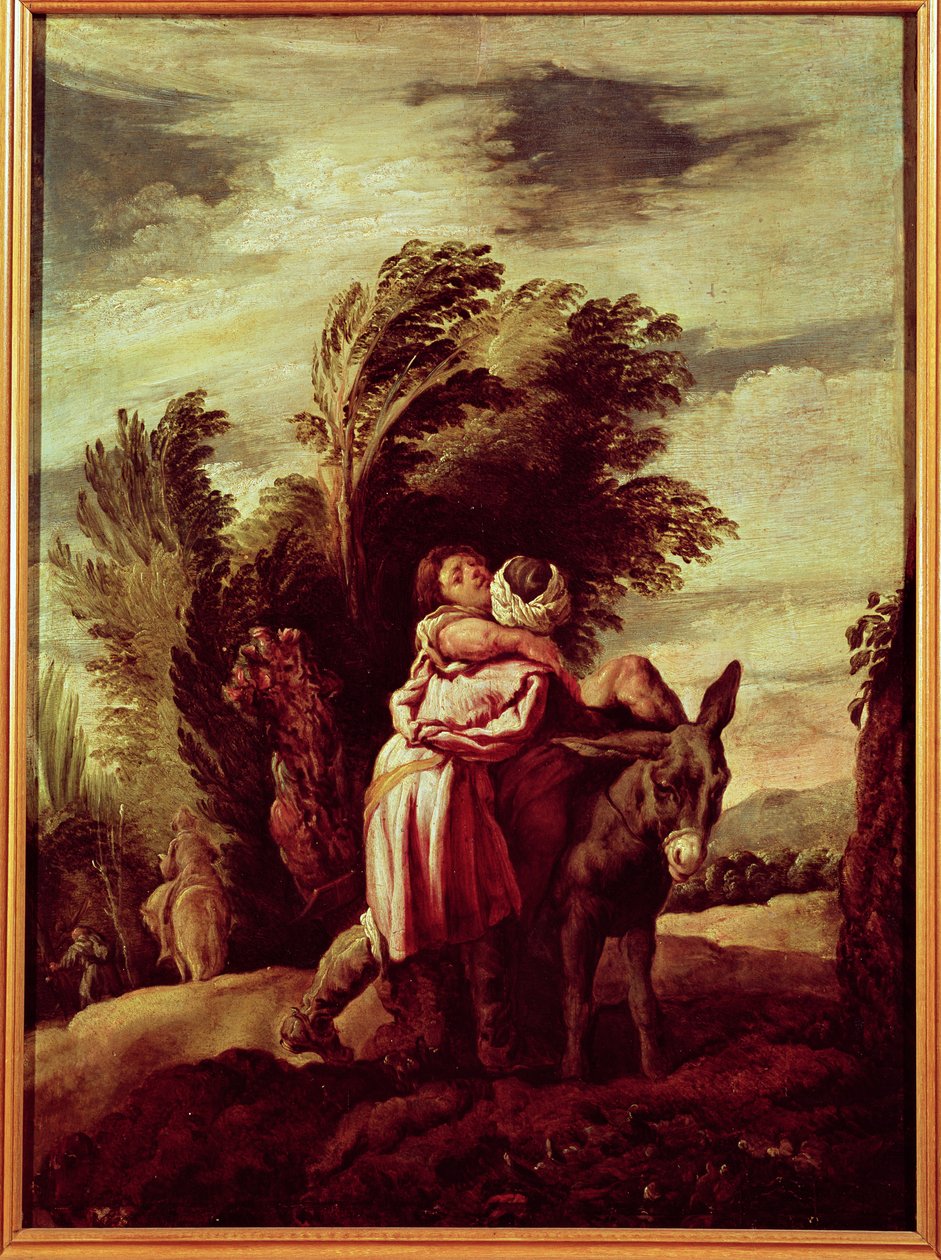 İyi Samiriyeli benzetmesi by Domenico Fetti or Feti