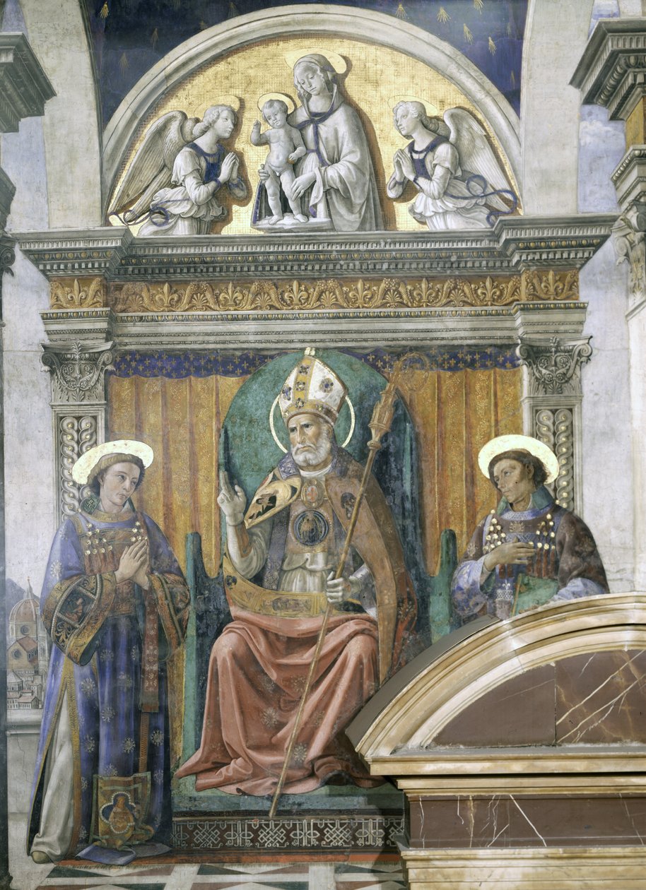 Aziz Zenobius, Stephen ve Lawrence, Sala dei Gigli