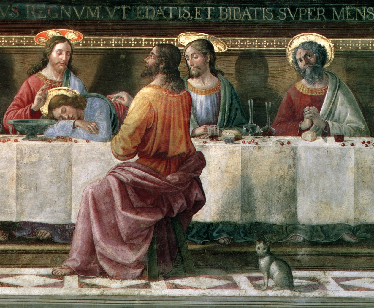 Son Akşam Yemeği (43922 detayı) by Domenico Ghirlandaio