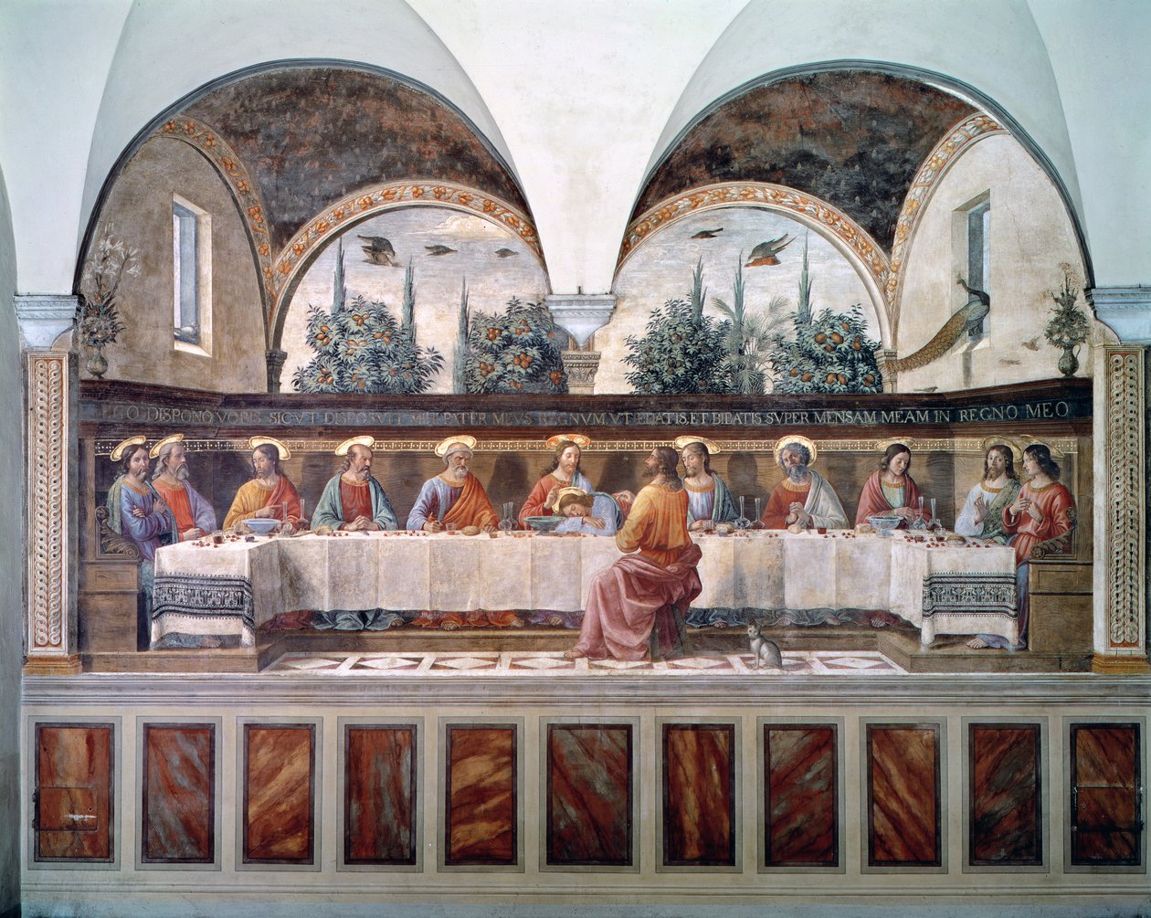 The Last Supper  by Domenico Ghirlandaio