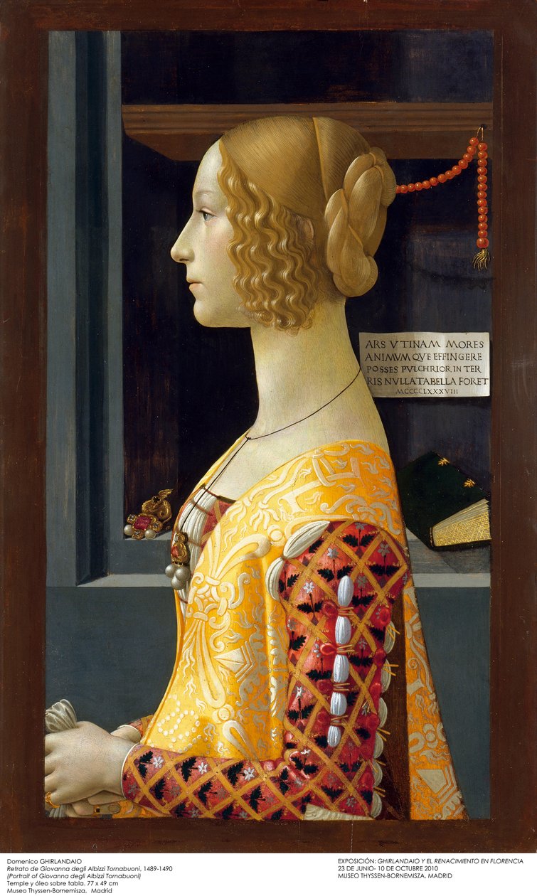 Floransalı on beşinci yüzyıl by Domenico Guirlandaio