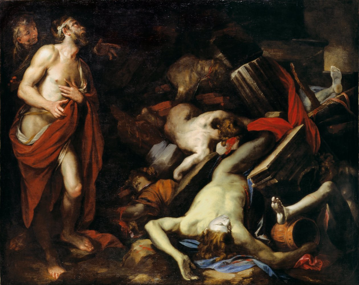 İş ve Çocukları by Domenico the Elder Piola