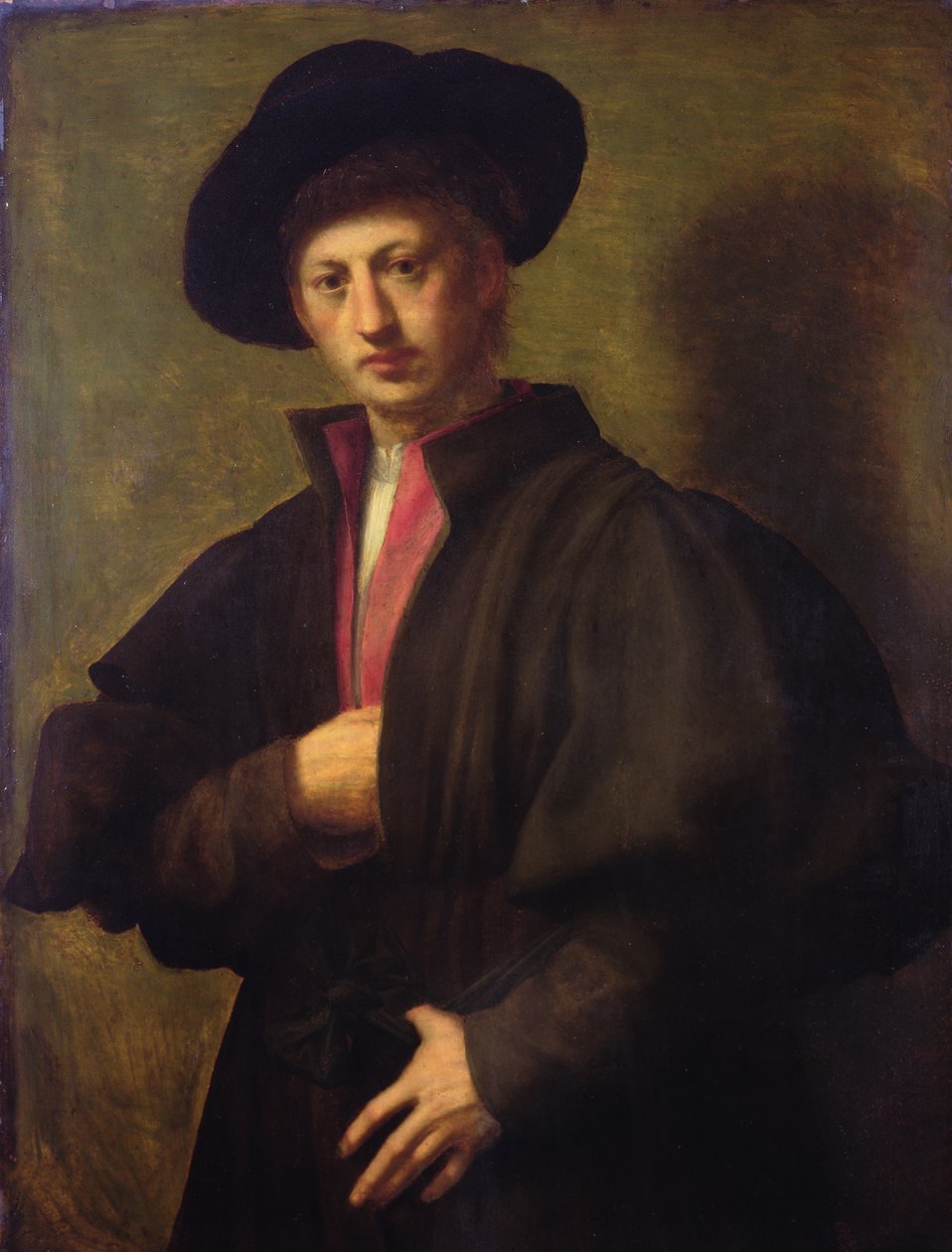 San Marco Fattore adlı bir adamın portresi by Domenico Puligo