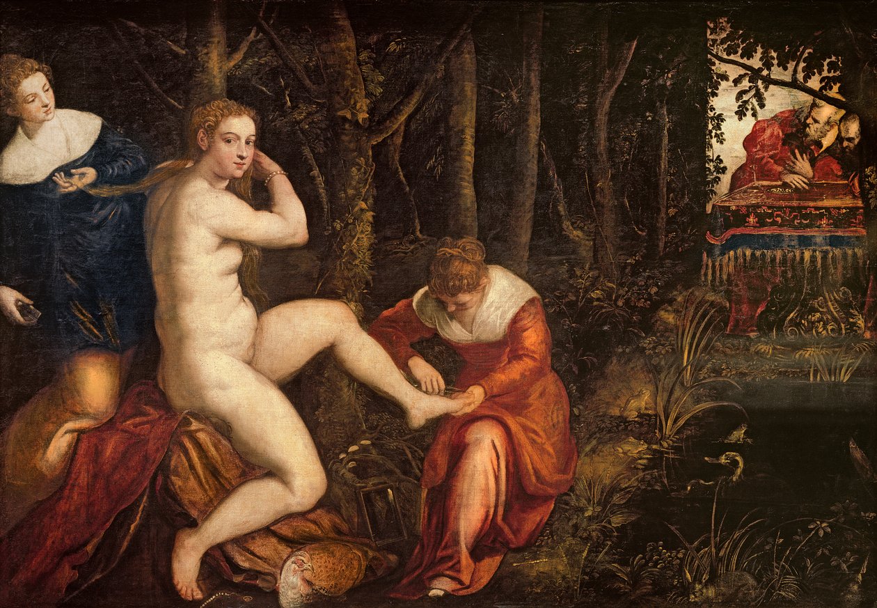 Susanna ve Yaşlılar by Domenico Robusti Tintoretto