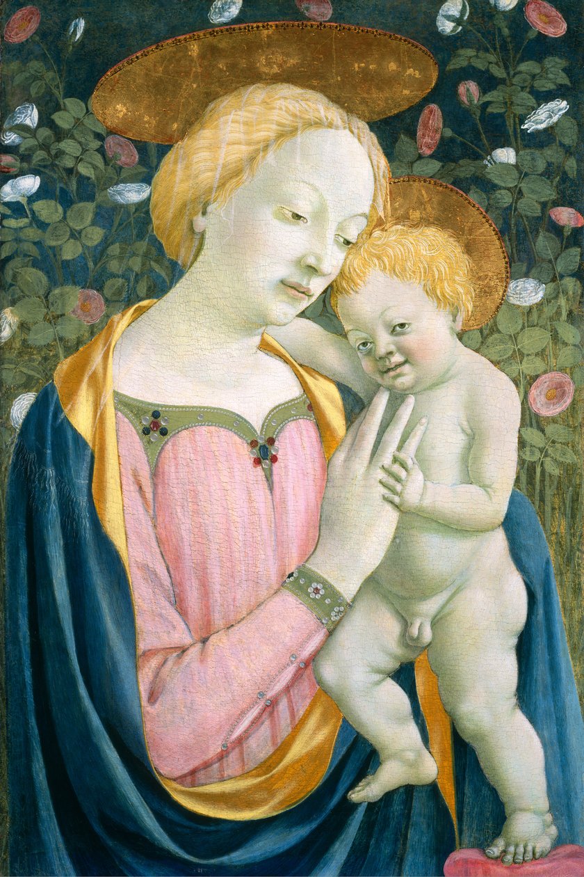 madonna ve çocuk by Domenico Veneziano