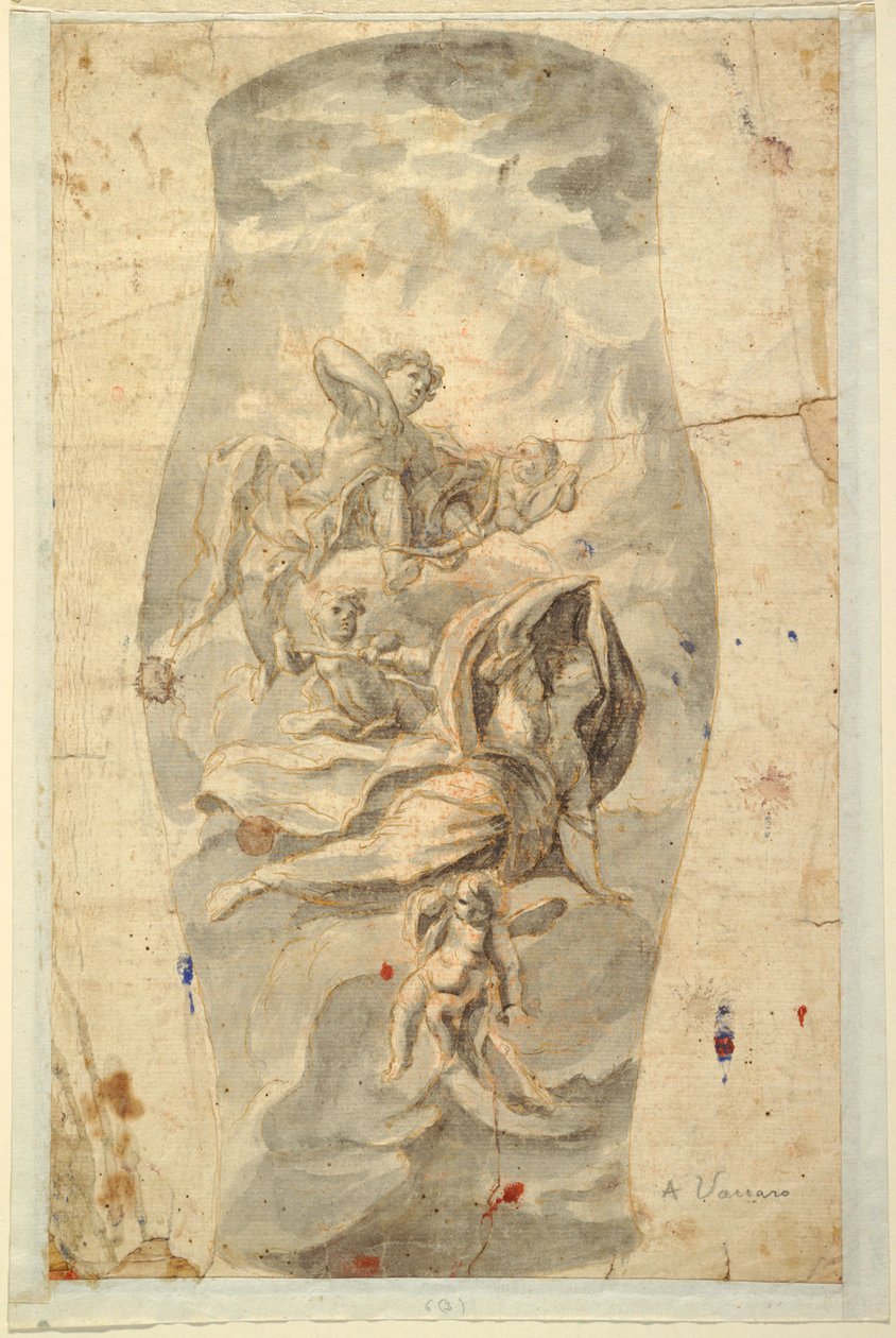 Apollo ile Tavan Tasarımı by Domenico Antonio Vaccaro