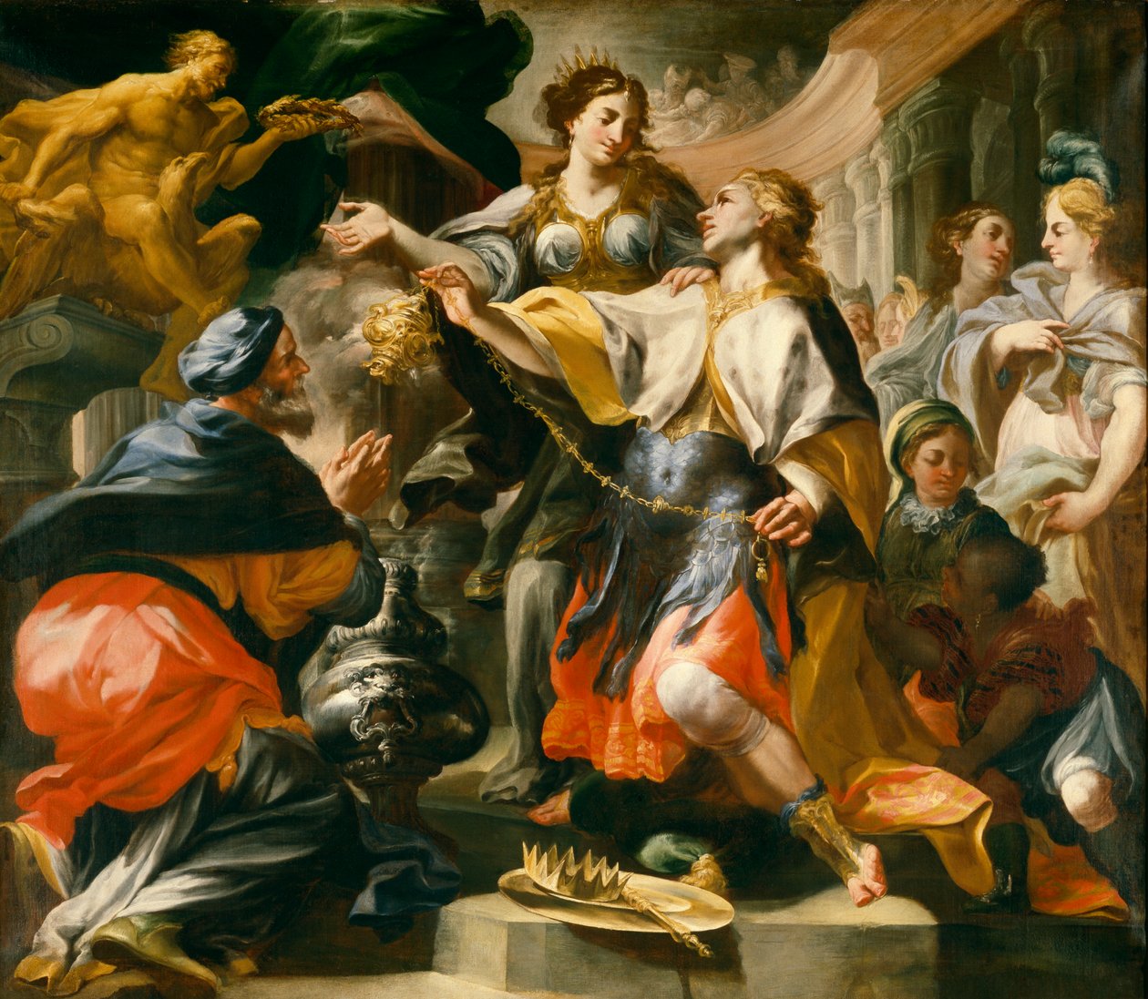 Pagan Tanrılara Tapınan Süleyman, c.16951700 by Domenico Antonio Vaccaro