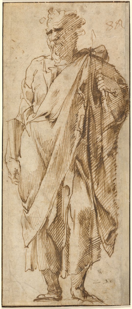 Ayakta Bir Aziz by Domenico Beccafumi