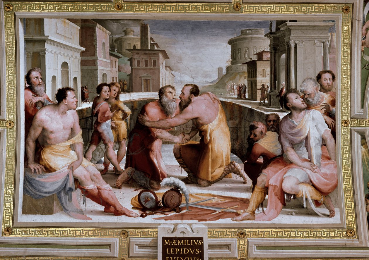 Roma konsolosu Marcus Fulvius Flaccus ve Marcus Aemilius Lepidus