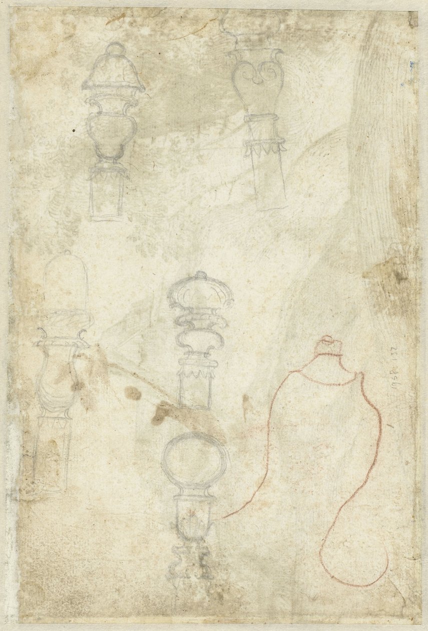 Düğme çizimleri by Domenico Campagnola (possibly)