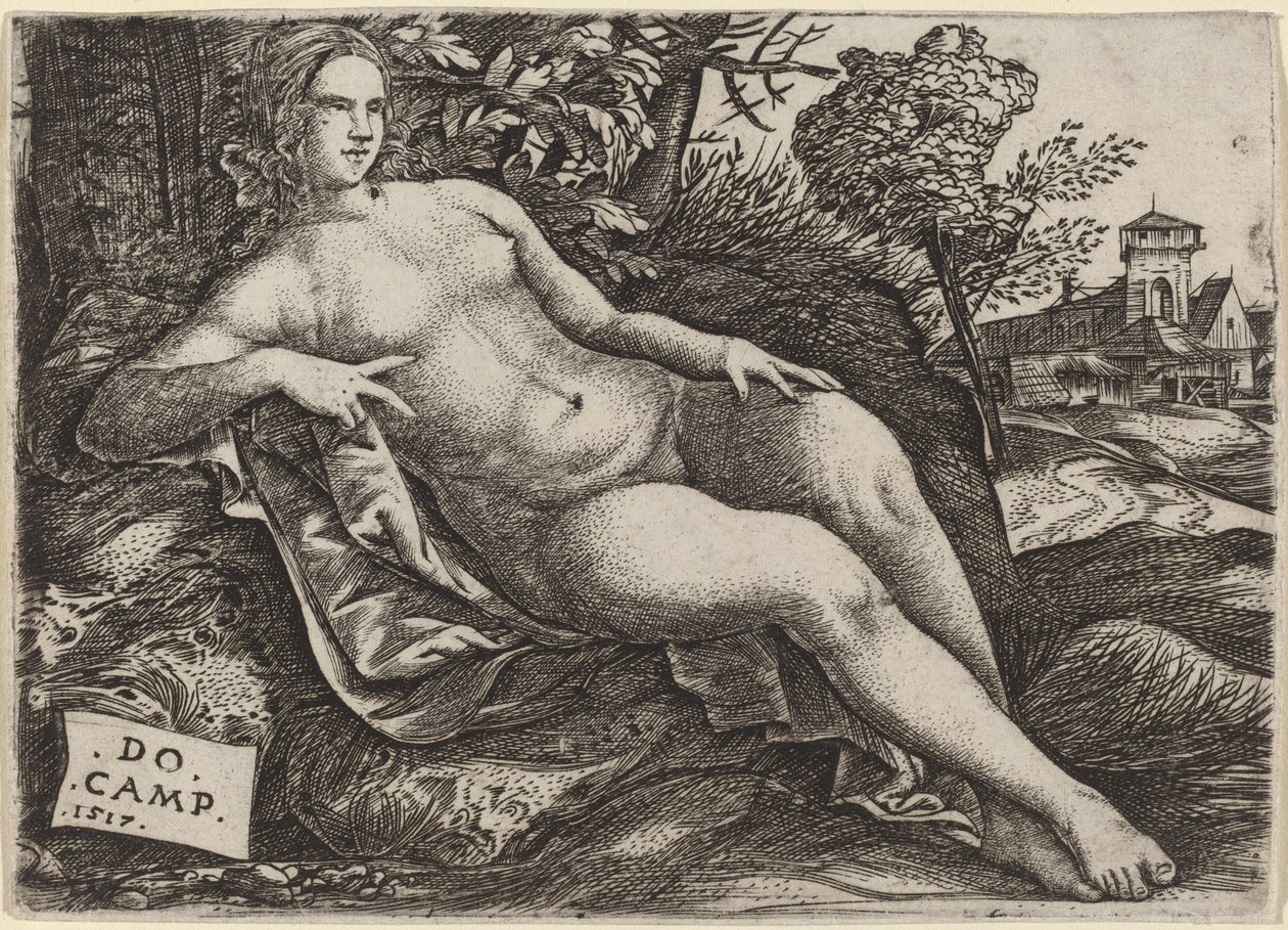 Manzarada Yatan Venüs by Domenico Campagnola