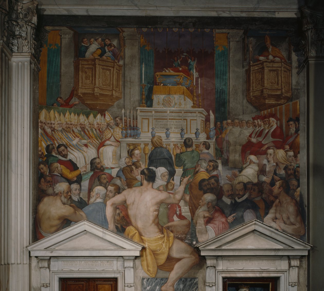 Aziz Antoninus'un Cenazesi, 1589 by Domenico Cresti
