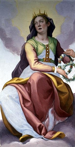 Sadakat Alegorisi (fresk) by Domenico Cresti Passignano