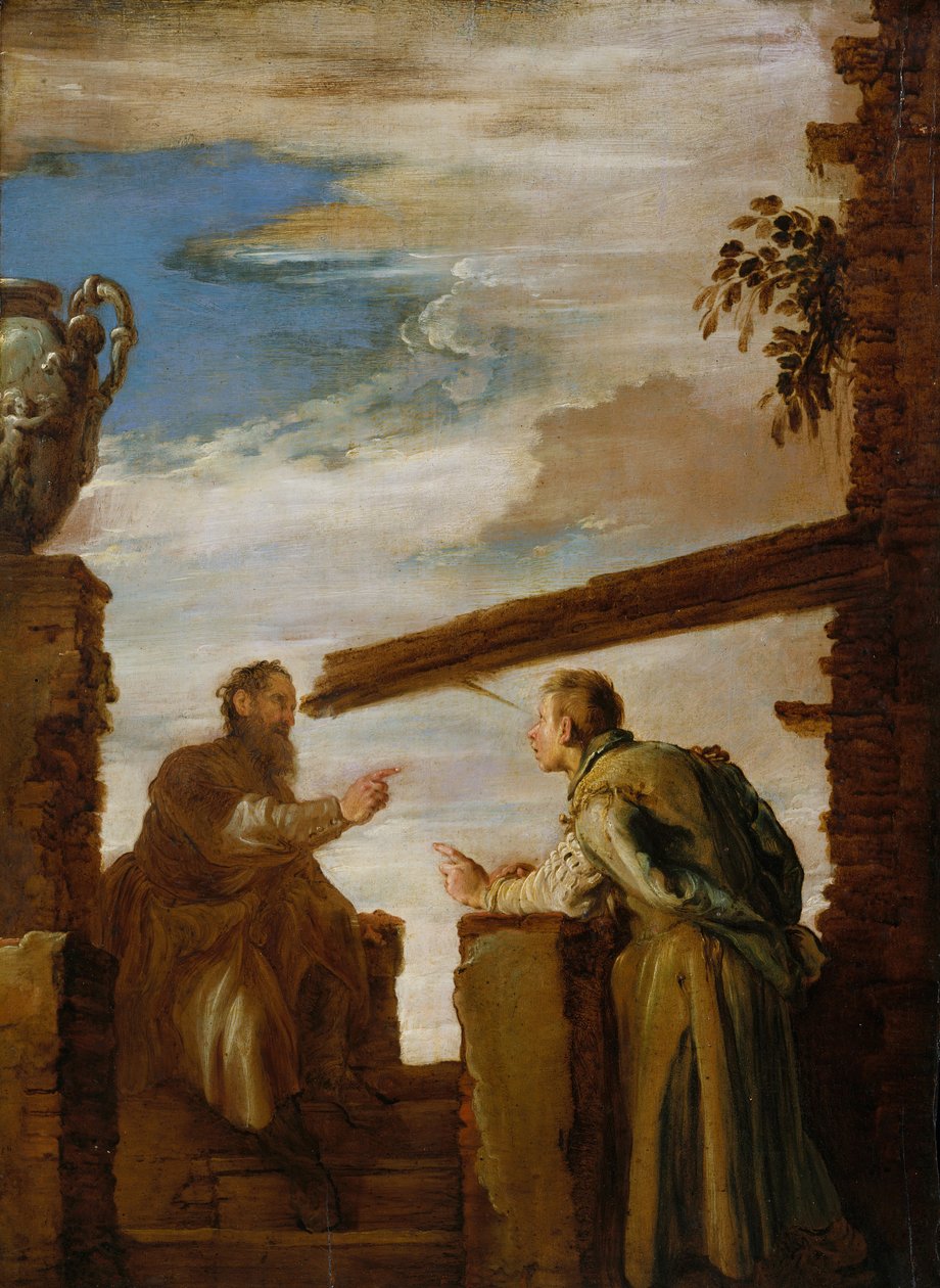 Mote ve Kiriş benzetmesi, yaklaşık. 1619. by Domenico Fetti or Feti