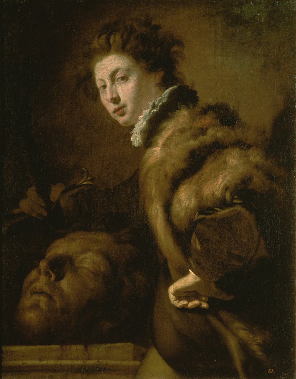 Goliath Başkanı ile David by Domenico Fetti or Feti