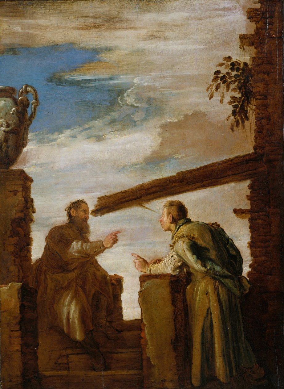 Mote ve Kiriş Meseli, c.1619 by Domenico Fetti or Feti