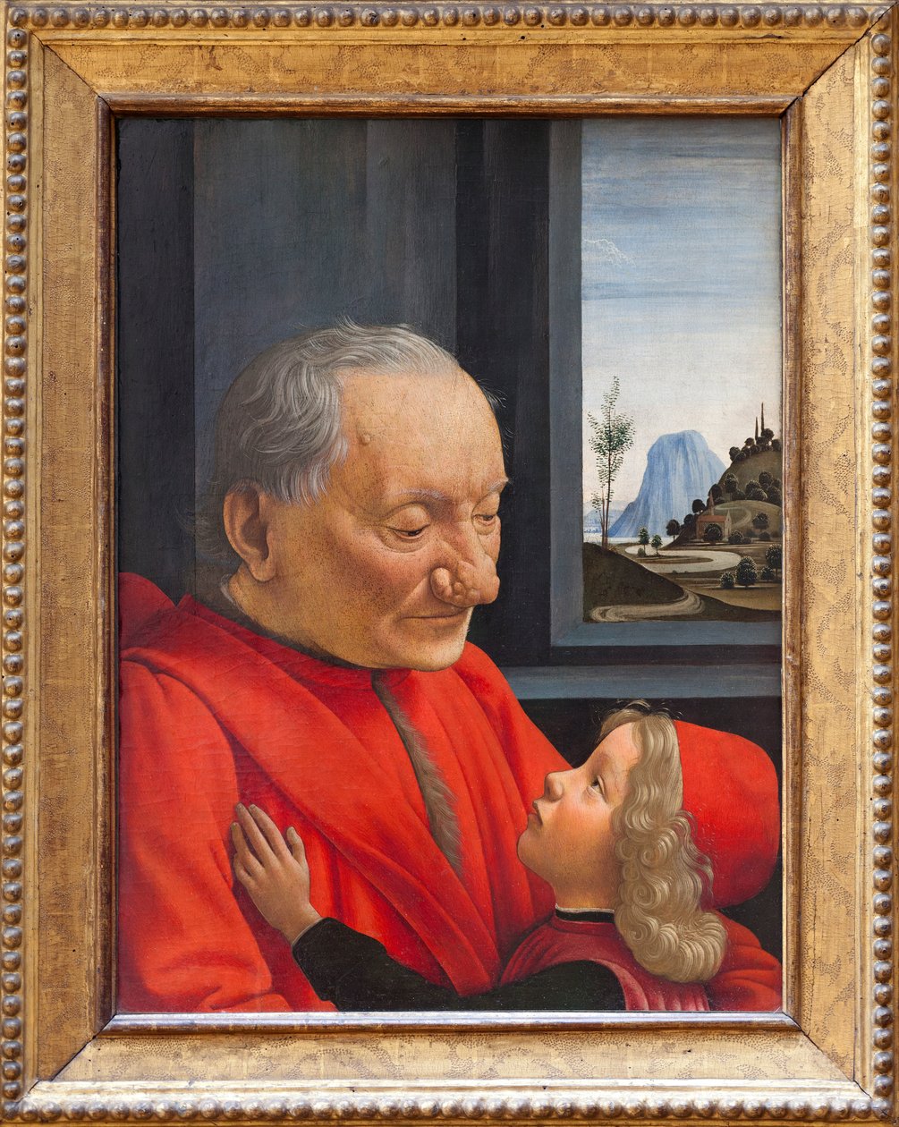 Yaşlı Bir Adam ve Bir Çocuk, c.1490 by Domenico Ghirlandaio