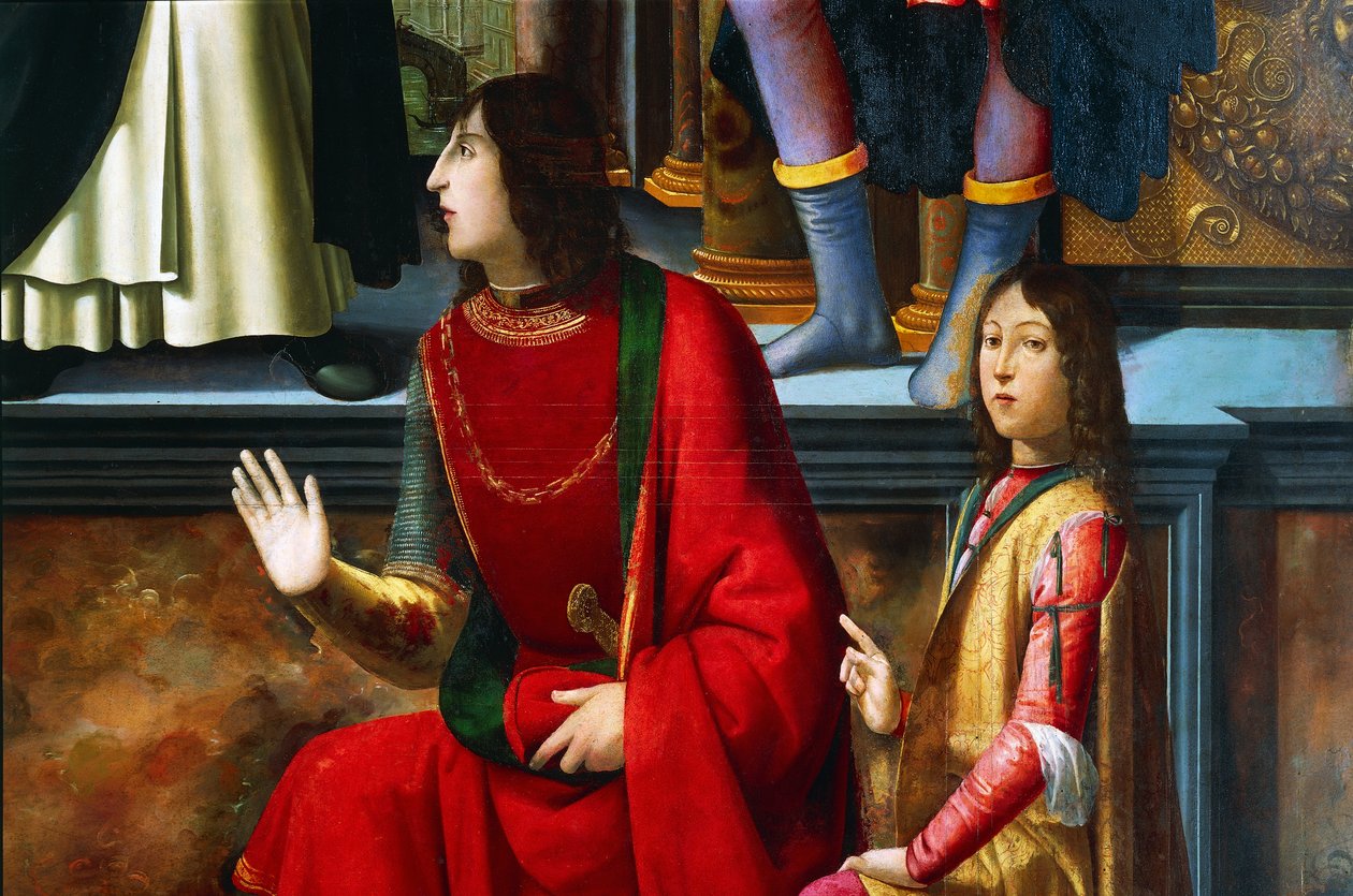 Pandolfo IV Malatesta ve Carlo Malatesta, Sain Vincent Ferrer Altarpiece