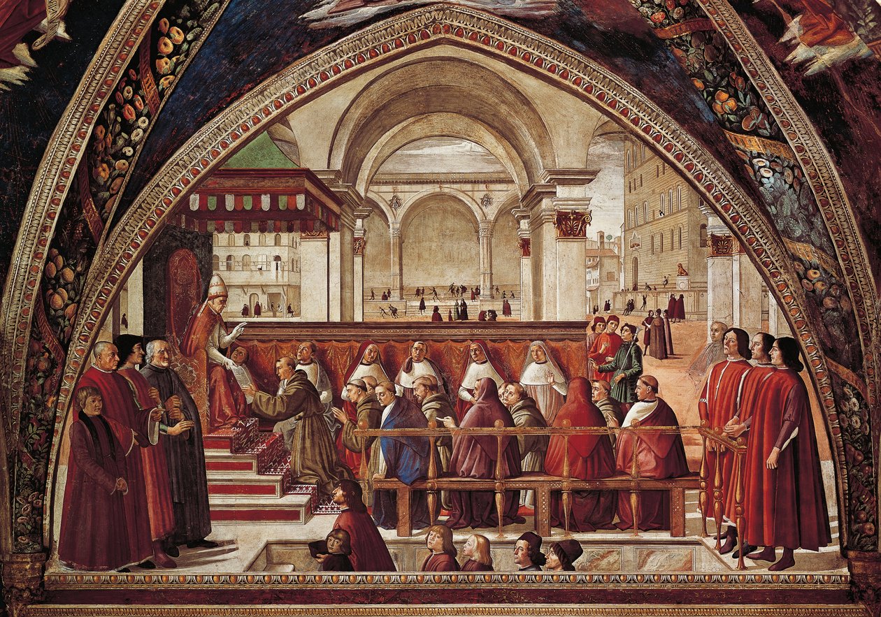 Assisi'li Aziz Francis'in Hikayeleri by Domenico Ghirlandaio