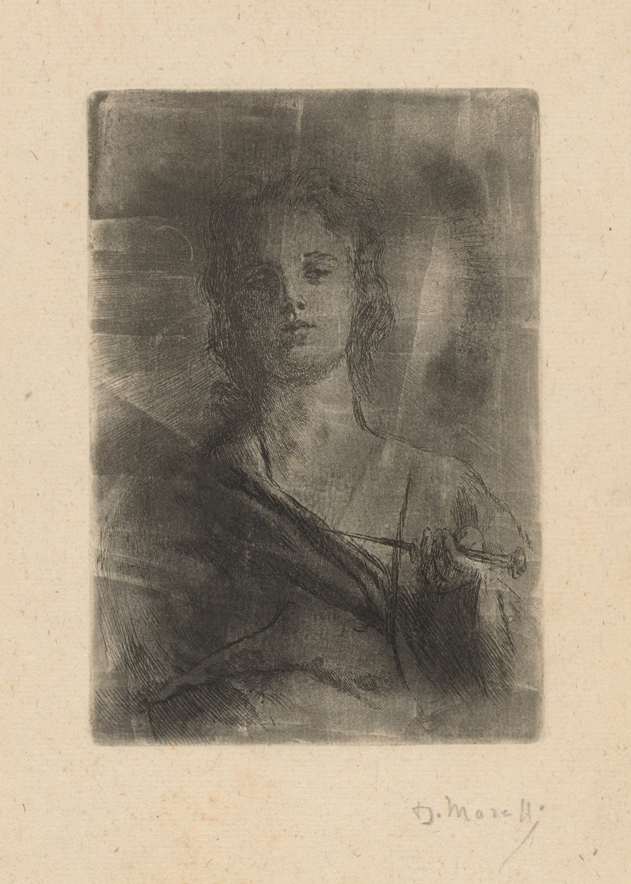 Gravürün Kişileştirilmesi by Domenico Morelli