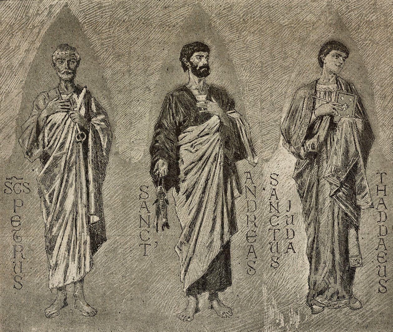 Aziz Peter, Andrew ve Havari Jude, Domenico Morelli