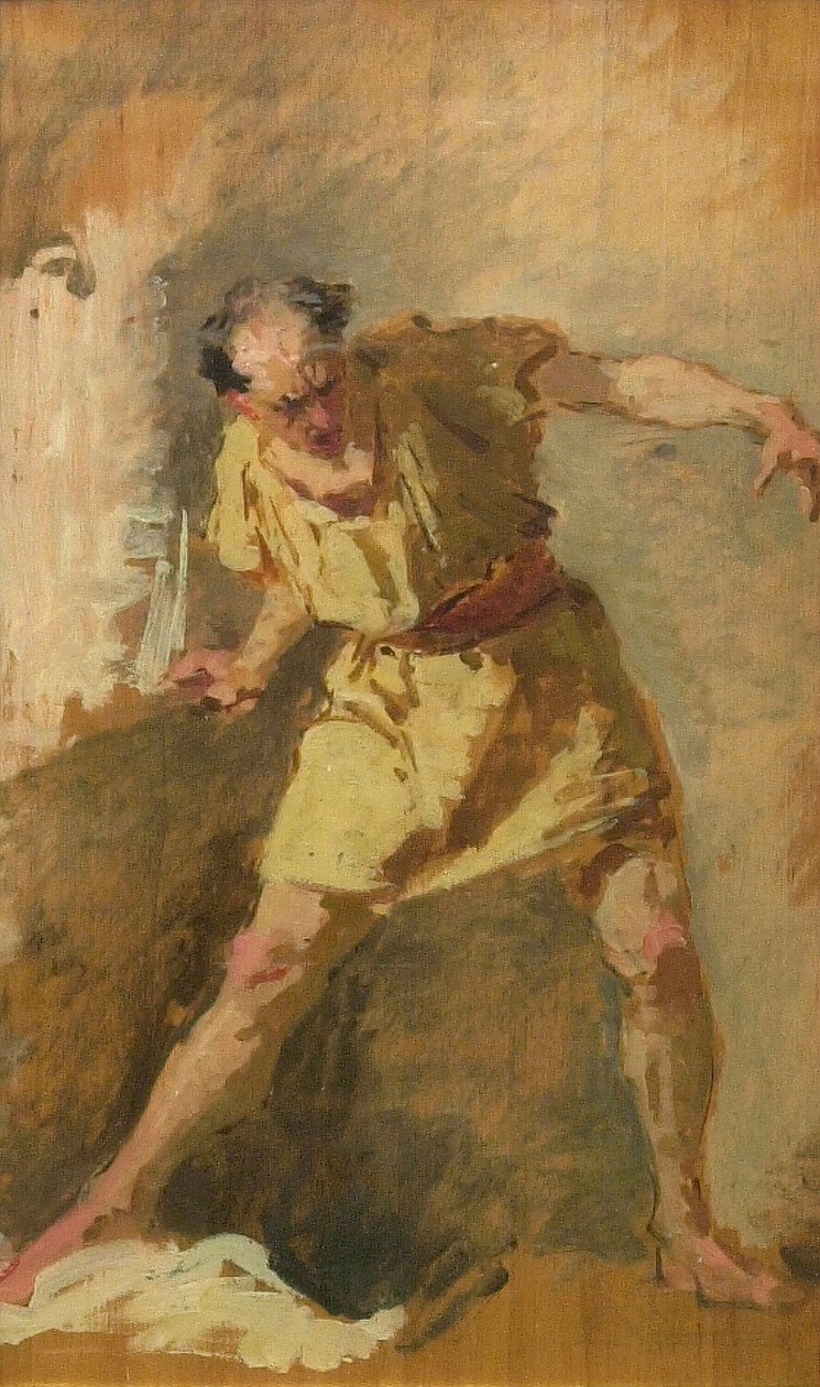 Gladyatör, 19. yüzyıl. by Domenico Morelli