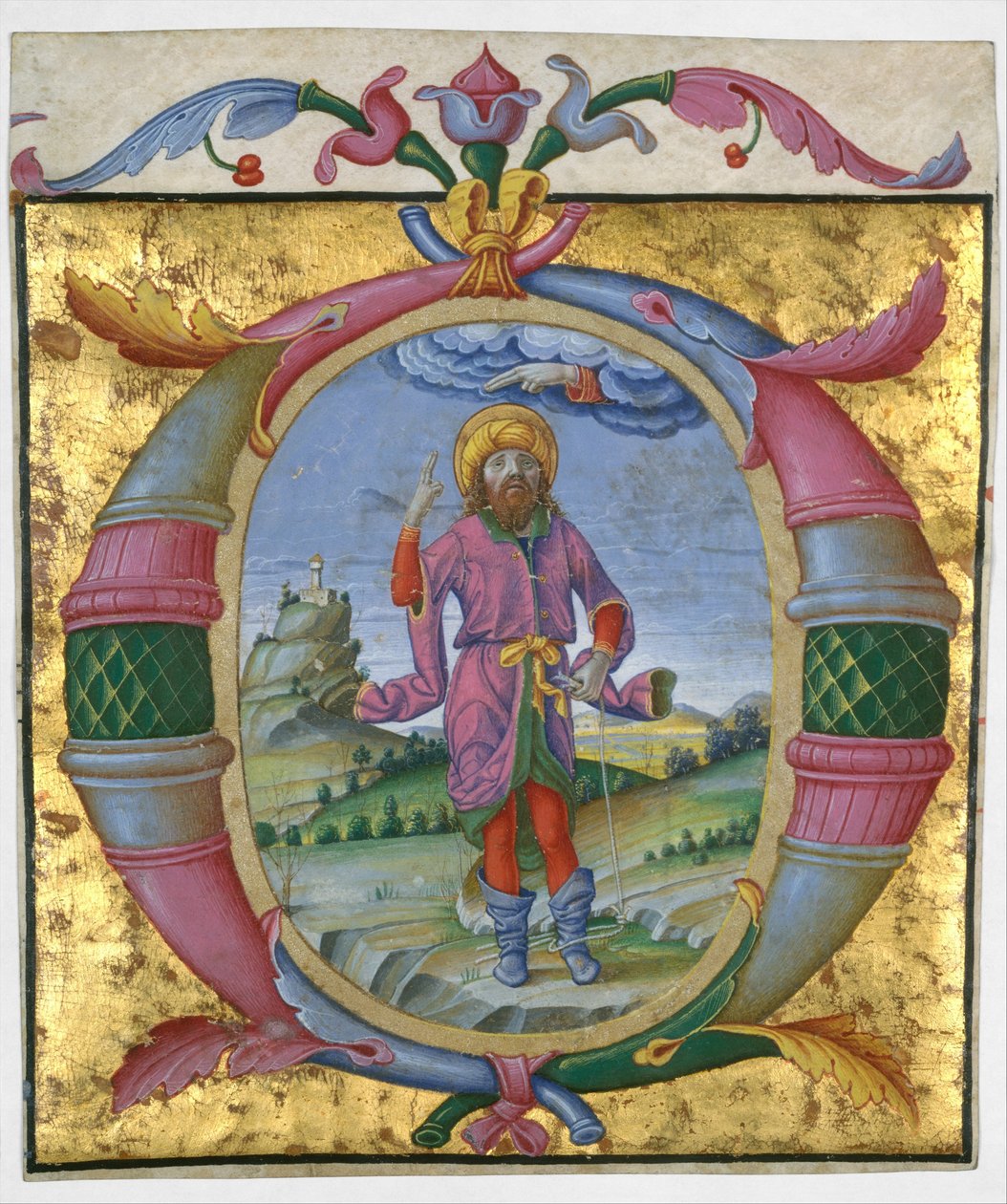 Başlangıcında Ayağı İlmekle O, ca. 1500. by Domenico Morone