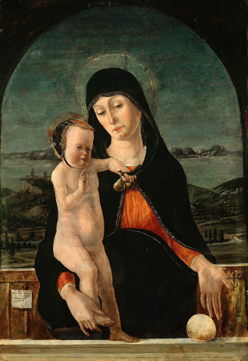 Çocuklu Bakire, 1484 by Domenico Morone
