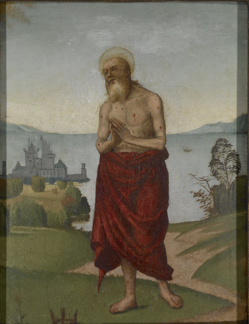 St. Onuphrus (paneldeki yağ) by Domenico Panetti