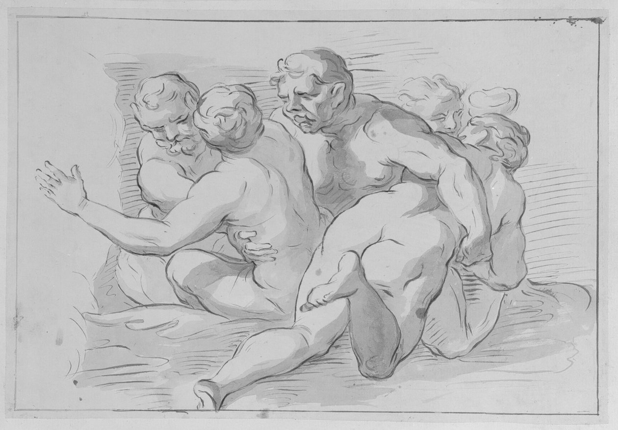 Periler ve satirler grubu by Domenico Parodi