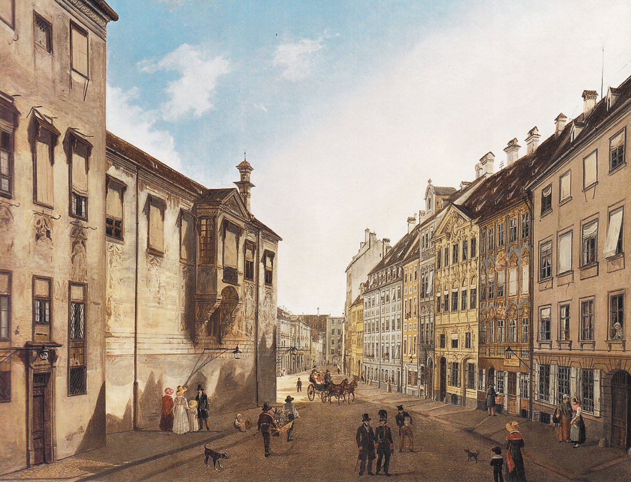 Residenzstrasse, 1826