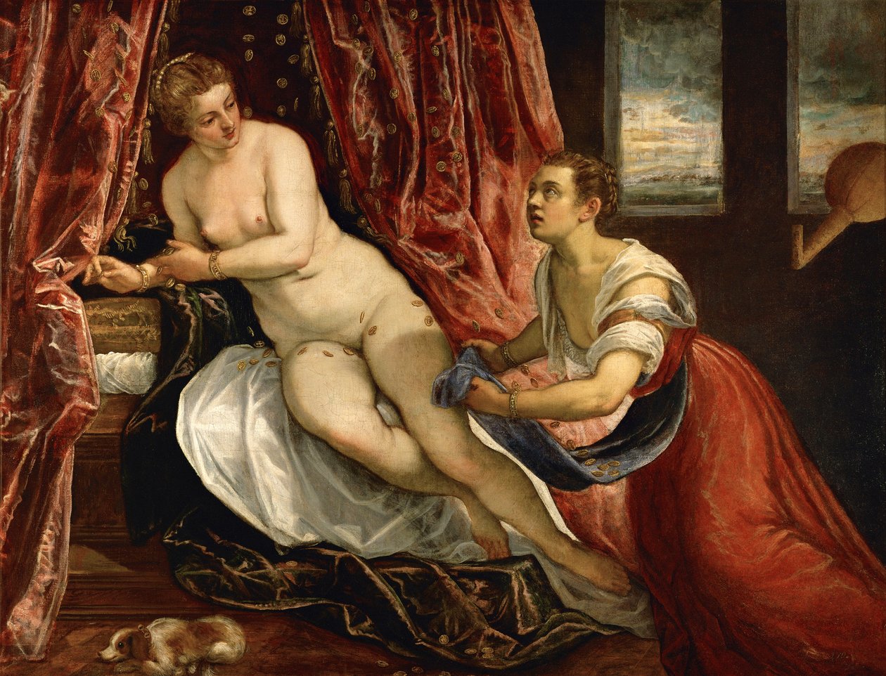 Danae, c.1570 by Domenico Robusti Tintoretto