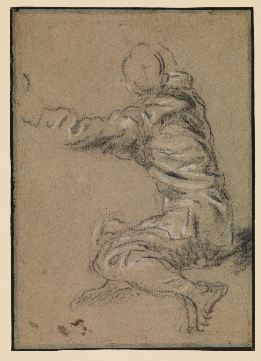 Oturan adam, 16. yüzyıl by Domenico Robusti Tintoretto