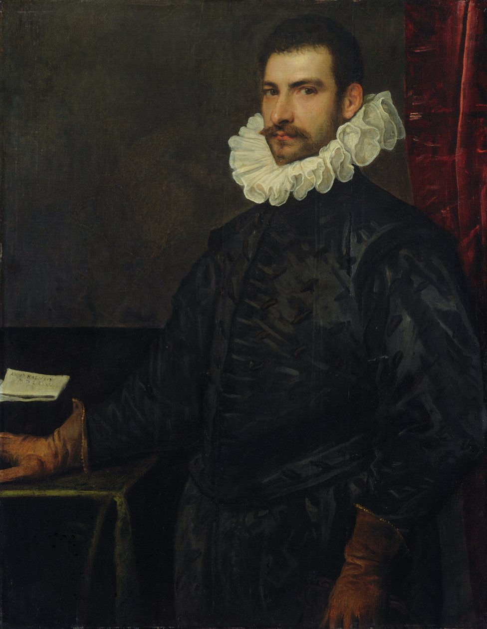 Genç Bir Adamın Portresi by Domenico Robusti Tintoretto