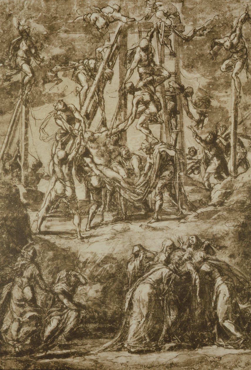 İfade için Çalışma by Domenico Robusti Tintoretto