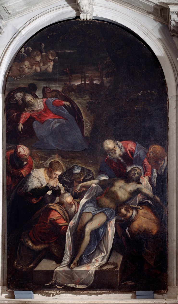 Kabirde Biriktirme (Resim by Domenico Robusti Tintoretto