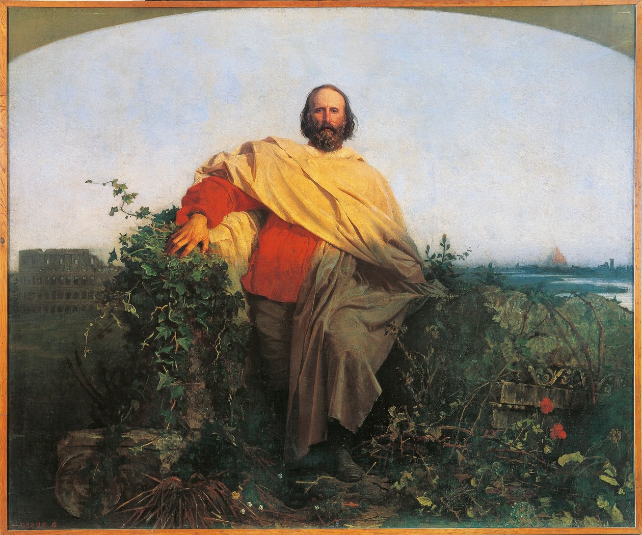 Garibaldi Roma'da by Domenico Russo
