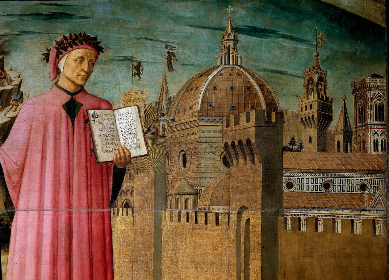 Dante Alighieri, eserini İlahi Komedya