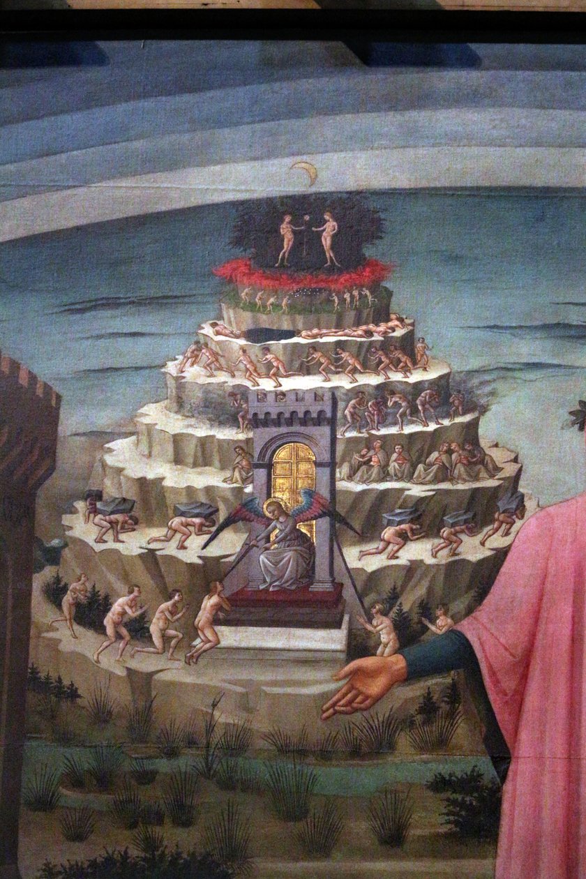 İtalyanca:  La Divina Commedia di Dante Dante Alighieri ile Floransa ve İlahi Komedya