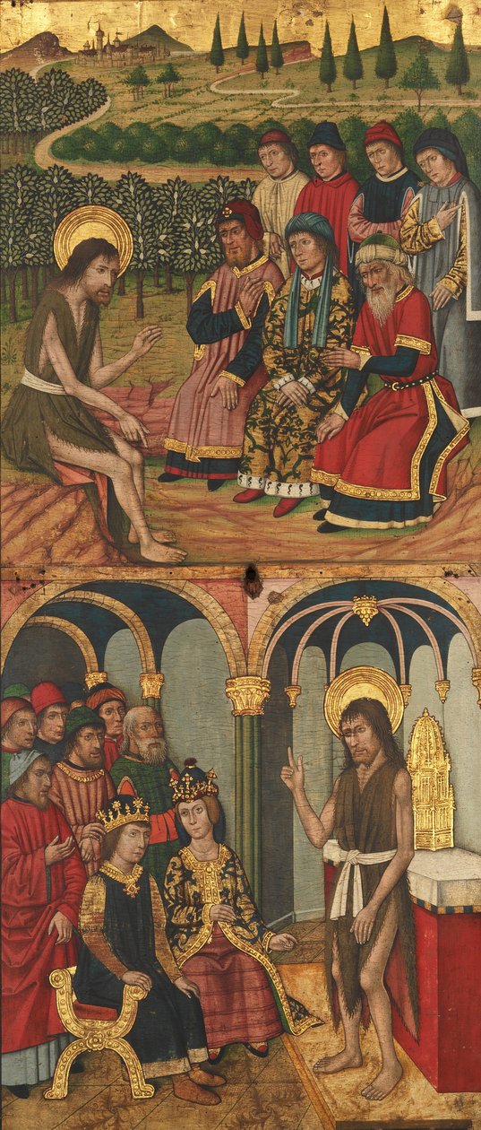 Vaftizci Yahya Paneli, Hayatından Sahneler, 1464-1507. by Domingo Ram