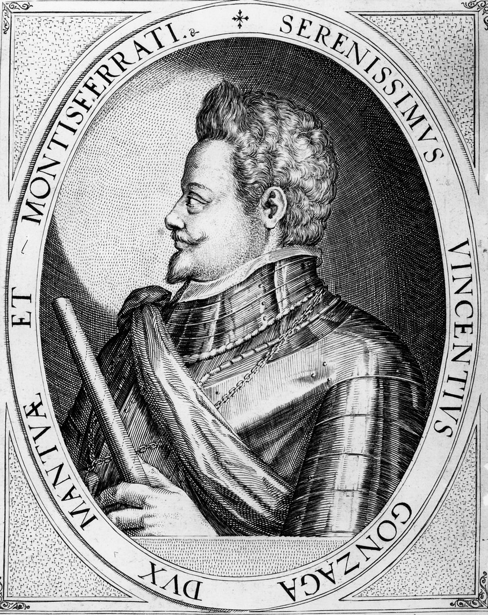 Vincenzo Gonzaga, Mantua Dükü, 1597 by Dominicus or Custodis Custos