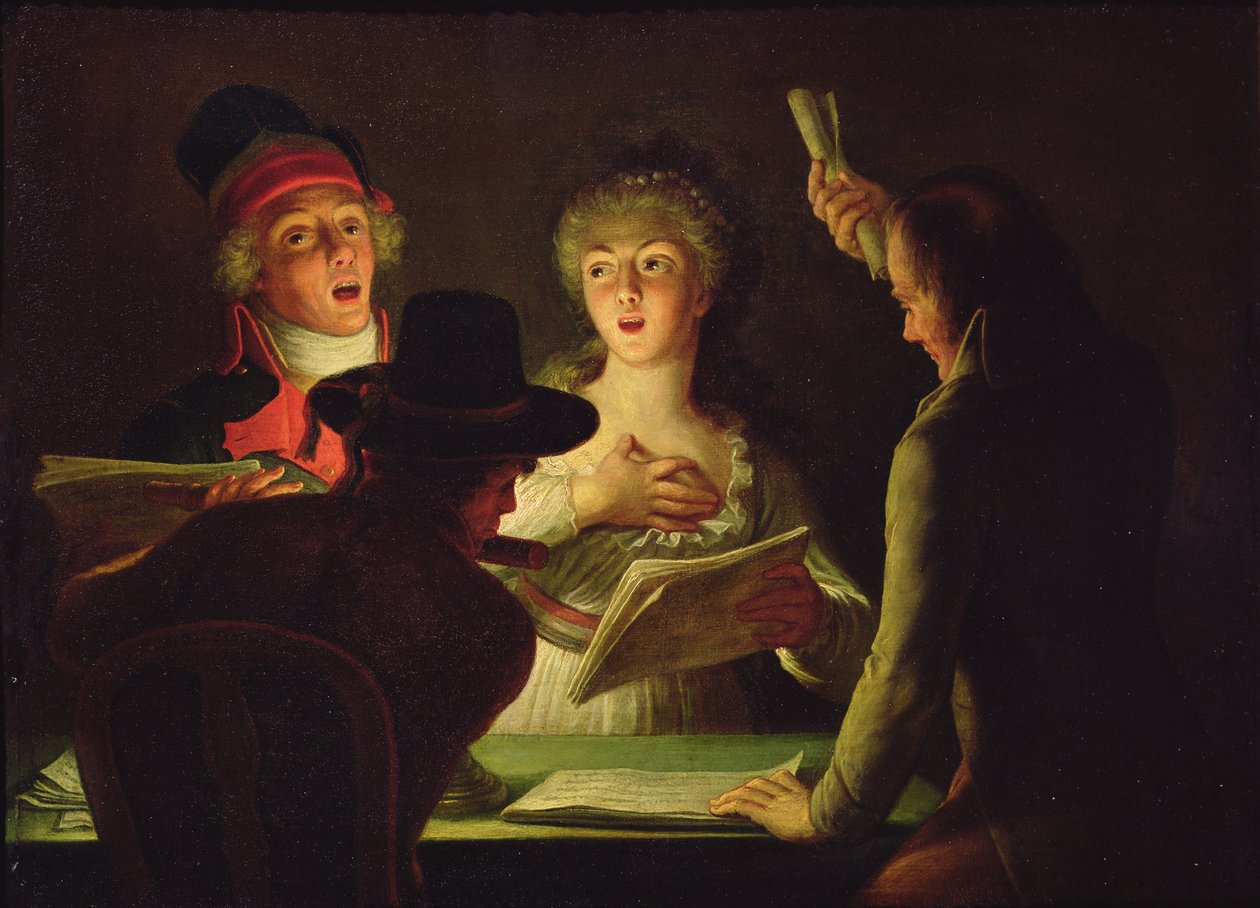 Marseillaise veya Vatansever Şarkıcılar, 1794 by Dominique Doncre