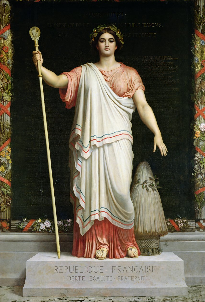 Cumhuriyet Alegorisi, 1848 by Dominique Louis Papety